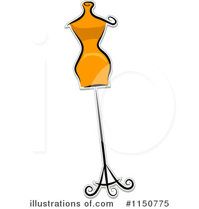 Mannequin Clipart #1150775 by BNP Design Studio