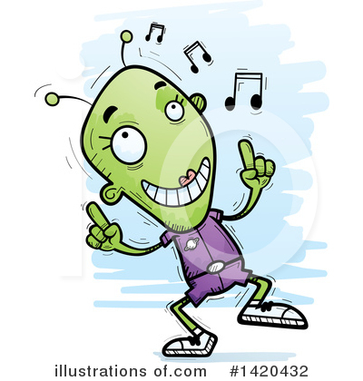 Female Alien Clipart #1420432 by Cory Thoman