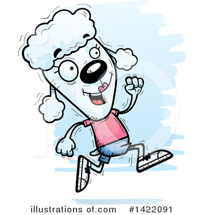 Royalty-Free (RF) Female Poodle Clipart Illustration by Cory Thoman - Stock Sample #1422091
