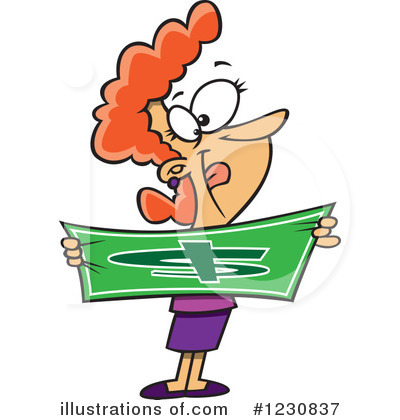 Business Woman Clipart #1230837 by toonaday
