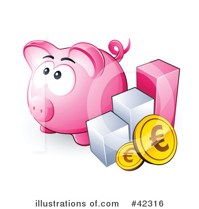 Piggy Bank Clipart #42316 by beboy