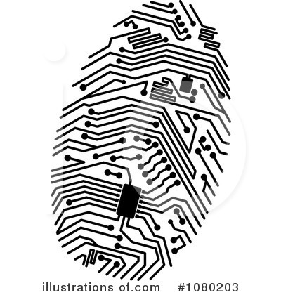 Royalty-Free (RF) Fingerprint Clipart Illustration by Vector Tradition SM - Stock Sample #1080203