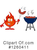 Fire Character Clipart #1260411 by Hit Toon