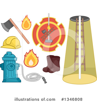 Fireman Clipart #1346808 by BNP Design Studio