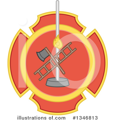 Firefighter Clipart #1346813 by BNP Design Studio
