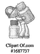 Firefighter Clipart #1687737 by Leo Blanchette