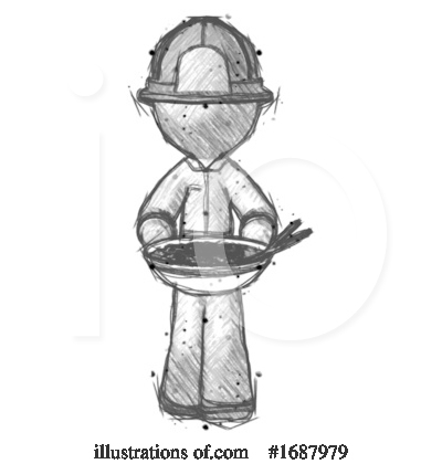 Royalty-Free (RF) Firefighter Clipart Illustration by Leo Blanchette - Stock Sample #1687979