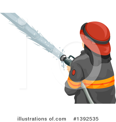 Royalty-Free (RF) Fireman Clipart Illustration by BNP Design Studio - Stock Sample #1392535