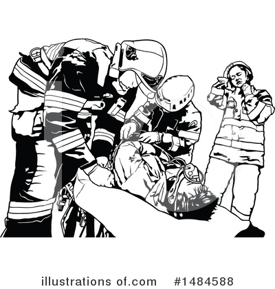 Fireman Clipart #1484588 by dero