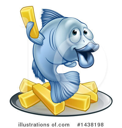 Royalty-Free (RF) Fish And Chips Clipart Illustration by AtStockIllustration - Stock Sample #1438198