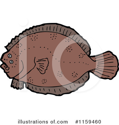 Flounder Clipart #1159460 by lineartestpilot