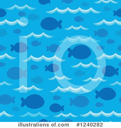 Royalty-Free (RF) Fish Clipart Illustration by visekart - Stock Sample #1240282