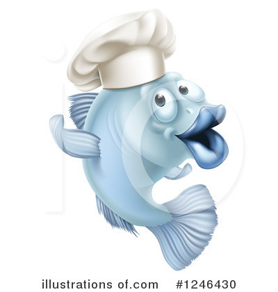 Royalty-Free (RF) Fish Clipart Illustration by AtStockIllustration - Stock Sample #1246430