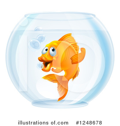 Fish Bowl Clipart #1248678 by AtStockIllustration