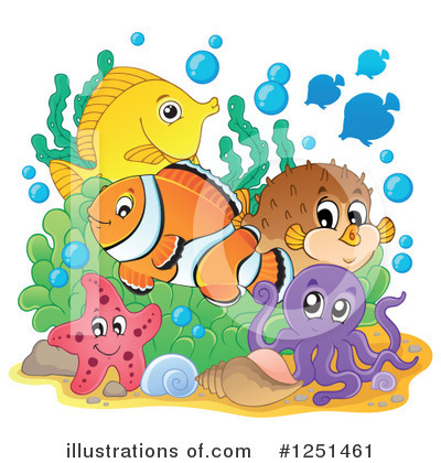 Blow Fish Clipart #1251461 by visekart