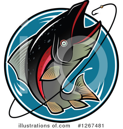 Royalty-Free (RF) Fish Clipart Illustration by Vector Tradition SM - Stock Sample #1267481