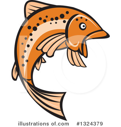 Royalty-Free (RF) Fish Clipart Illustration by patrimonio - Stock Sample #1324379
