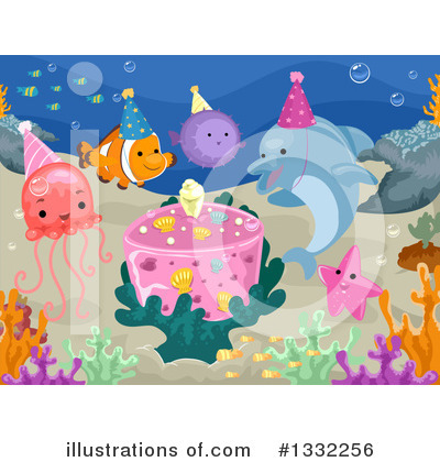 Jellyfish Clipart #1332256 by BNP Design Studio
