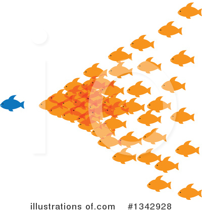 Royalty-Free (RF) Fish Clipart Illustration by ColorMagic - Stock Sample #1342928
