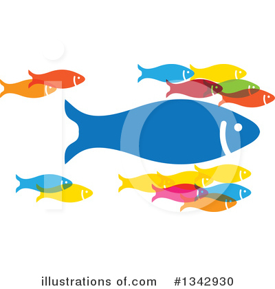 Royalty-Free (RF) Fish Clipart Illustration by ColorMagic - Stock Sample #1342930
