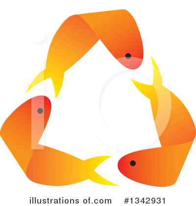 Goldfish Clipart #1342931 by ColorMagic