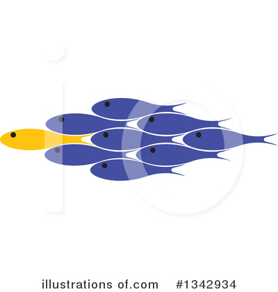 Royalty-Free (RF) Fish Clipart Illustration by ColorMagic - Stock Sample #1342934