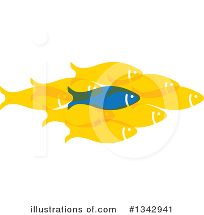 Royalty-Free (RF) Fish Clipart Illustration by ColorMagic - Stock Sample #1342941