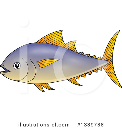 Royalty-Free (RF) Fish Clipart Illustration by visekart - Stock Sample #1389788