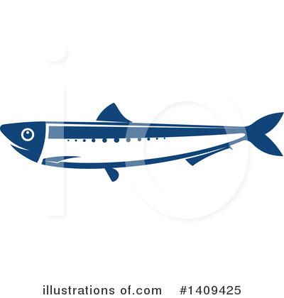 Royalty-Free (RF) Fish Clipart Illustration by Vector Tradition SM - Stock Sample #1409425