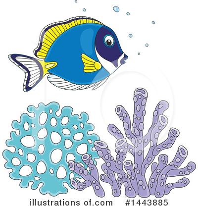 Royalty-Free (RF) Fish Clipart Illustration by Alex Bannykh - Stock Sample #1443885