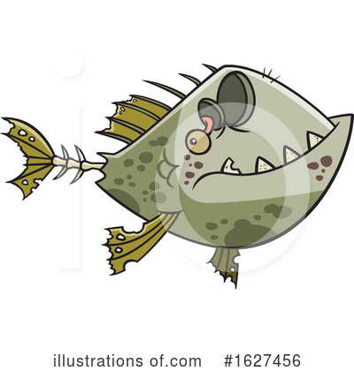 Fish Clipart #1627456 by toonaday