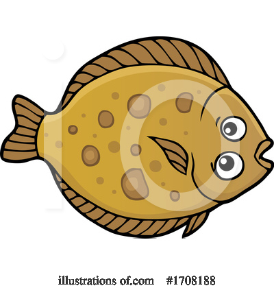 Flounder Clipart #1708188 by visekart