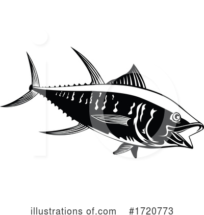 Tuna Clipart #1720773 by patrimonio