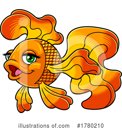 Goldfish Clipart #1780210 by Hit Toon