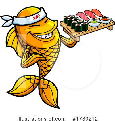 Goldfish Clipart #1780212 by Hit Toon