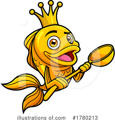 Goldfish Clipart #1780213 by Hit Toon