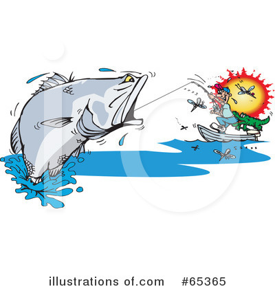 Barramundi Clipart #65365 by Dennis Holmes Designs