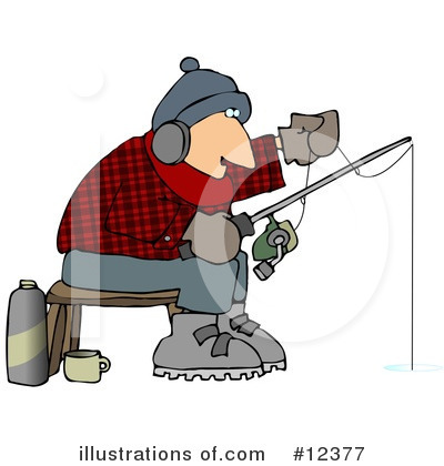 Royalty-Free (RF) Fishing Clipart Illustration by djart - Stock Sample #12377