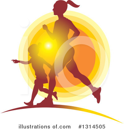Running Clipart #1314505 by Lal Perera