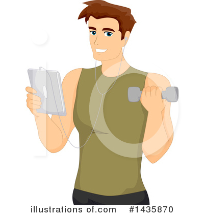 Lifting Weights Clipart #74186 - Illustration by BNP Design Studio