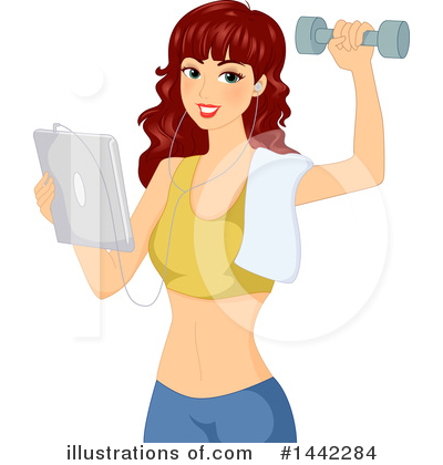 Weightlifting Clipart #1442284 by BNP Design Studio