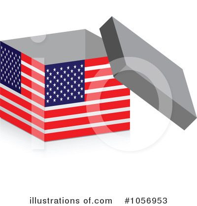 American Flag Clipart #1056953 by Andrei Marincas