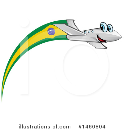 Plane Clipart #1460804 by Domenico Condello