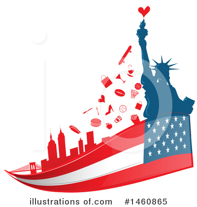 Usa Clipart #1460865 by Domenico Condello