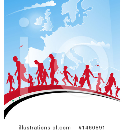 Immigration Clipart #1460891 by Domenico Condello