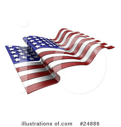 Royalty-Free (RF) Flag Clipart Illustration by KJ Pargeter - Stock Sample #24886