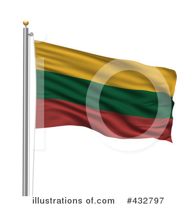 Royalty-Free (RF) Flag Clipart Illustration by stockillustrations - Stock Sample #432797