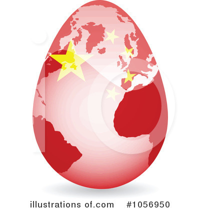 Chinese Flag Clipart #1056950 by Andrei Marincas
