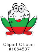 Flag Frog Clipart #1064537 by Andrei Marincas