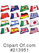 Flags Clipart #213951 by stockillustrations
